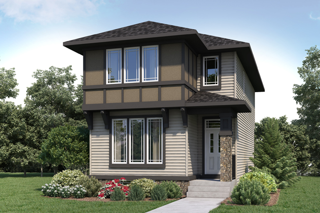 An exterior elevation of NuVista Homes