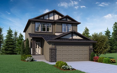 Kingsley Home model - Contemporary craftsman elevation