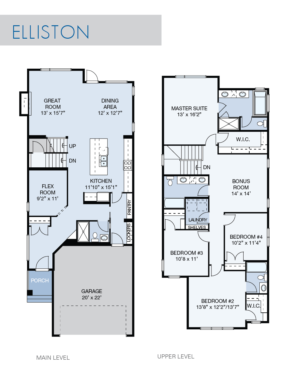 Elliston floor plan by NuVista Homes
