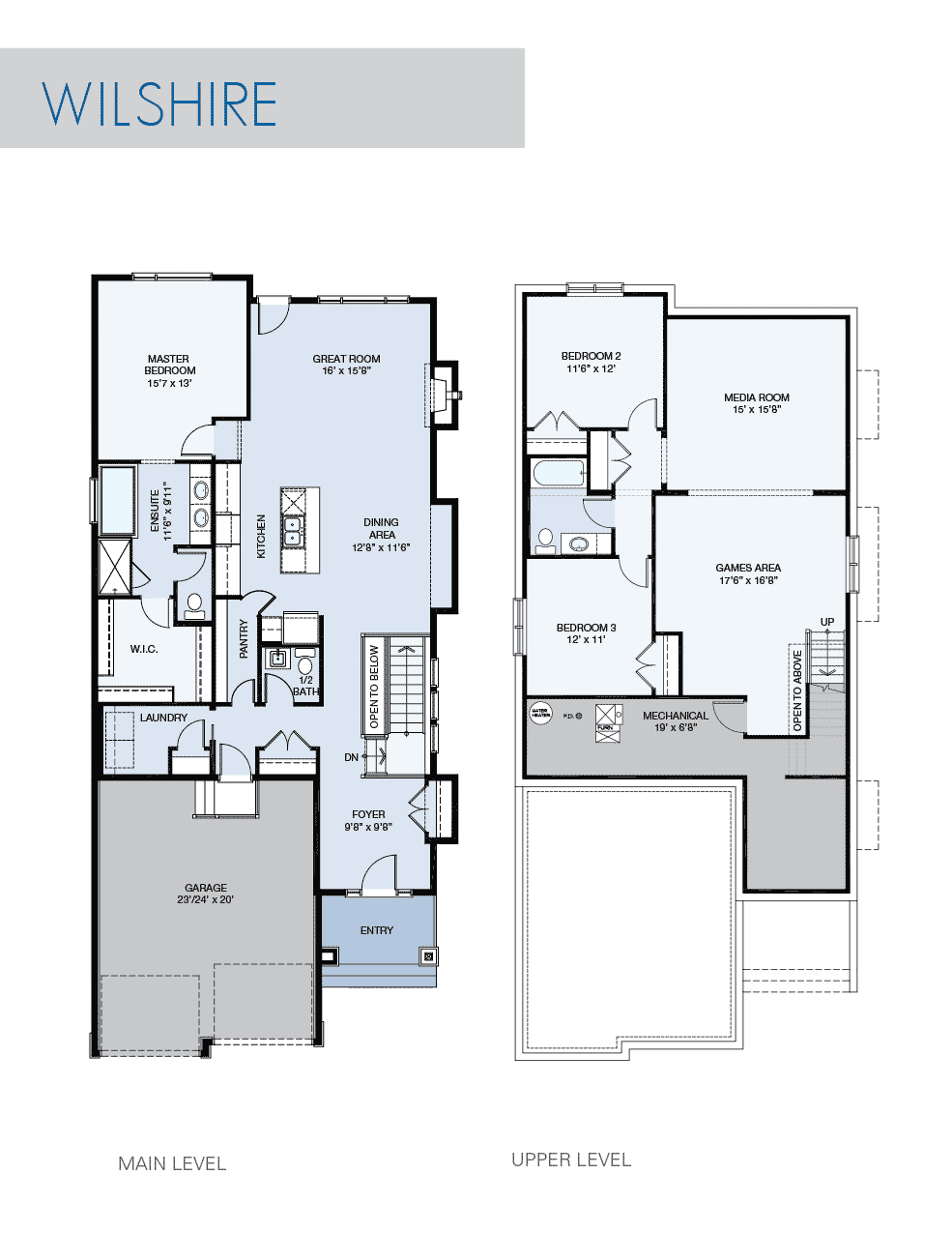 Wilshire floorplan